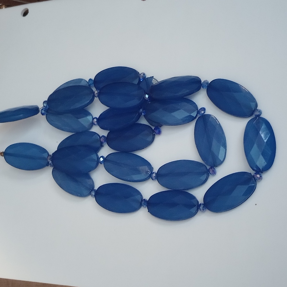 Blue Bead Necklace